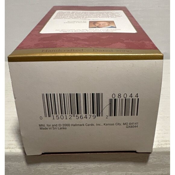 Hallmark Keepsake Millennium Time Capsule Ornament 2000 Silver Red Tassel - Picture 6 of 7